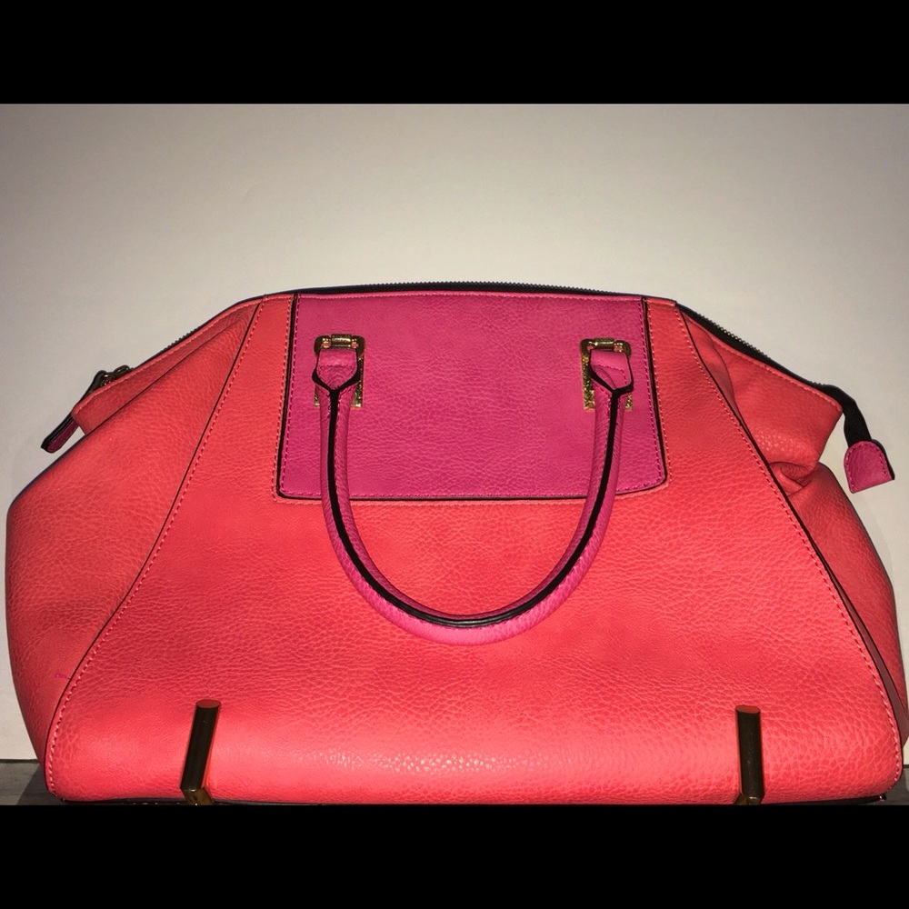 Gianni Bini Coral and Pink Handbag